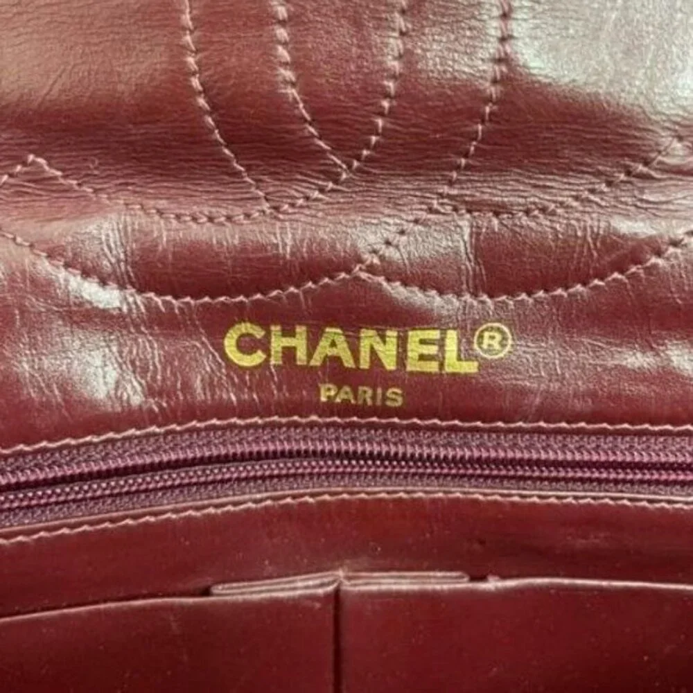 Authentic CHANEL CC Paris Limited Double Flap Bag Lambskin Matelasse Chain Black - Picture 11 of 14